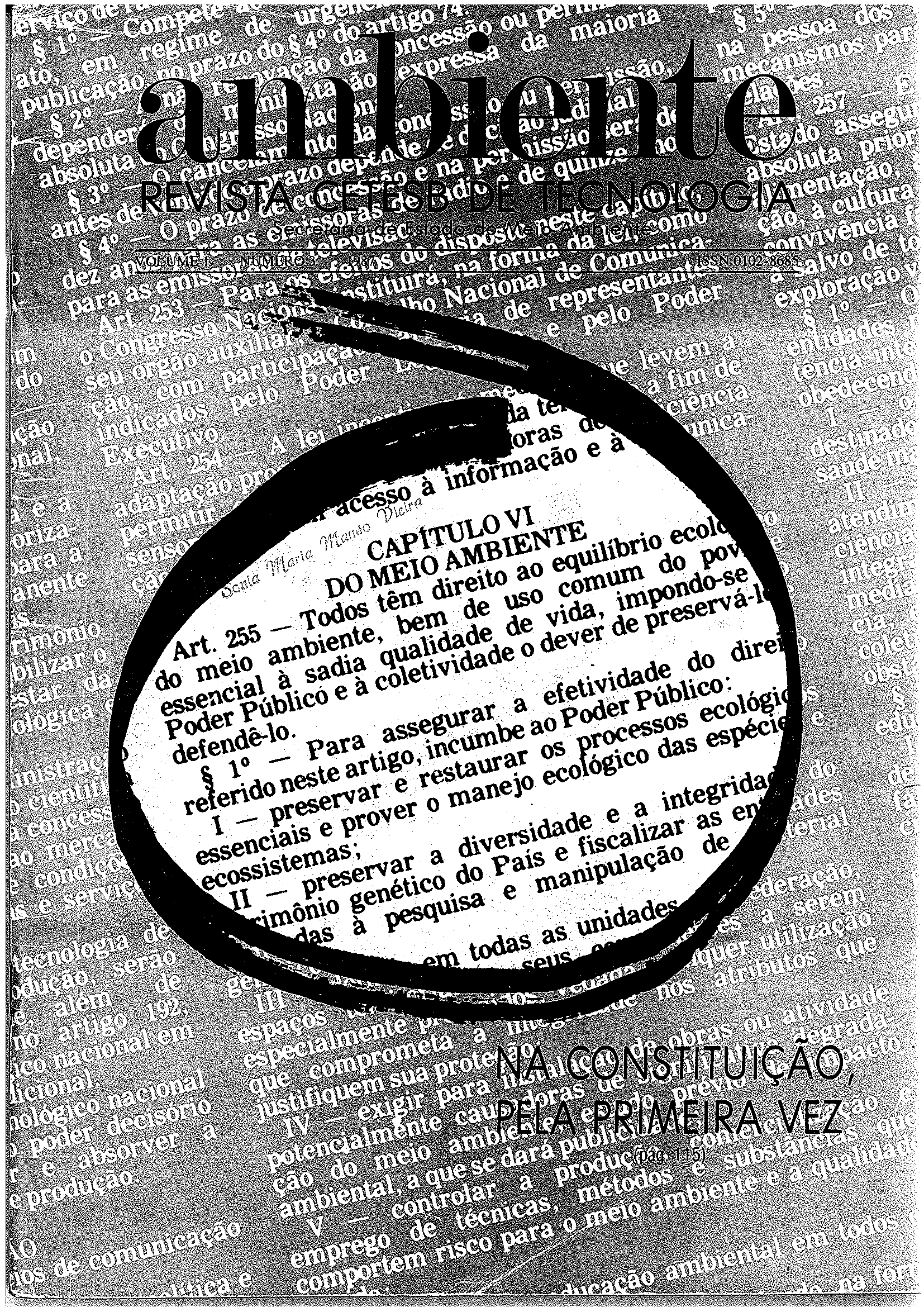 					Visualizar v. 1 n. 3 (1987)
				